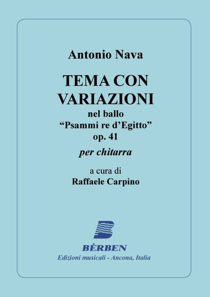 Thema Con Variazioni Op 41